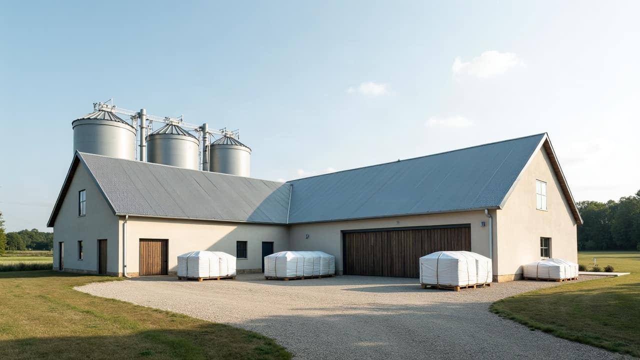 Silos et bâtiments d'exploitation : le cas particulier des toitures agricoles